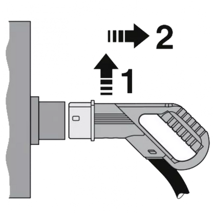 Wandhalterung für Typ 2-Stecker