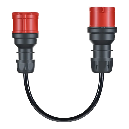 go-e Adapter für Gemini flex 22 kW, CEE rot Drehstrom 32A > CEE rot 16A